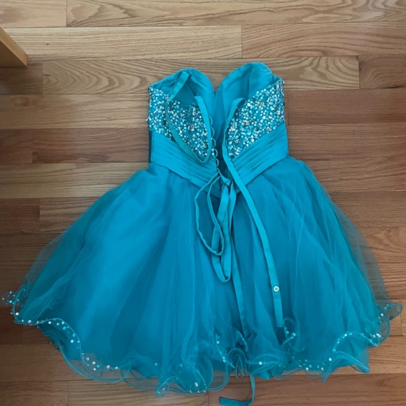Morilee  corset blue Dresses - Picture 2 of 4